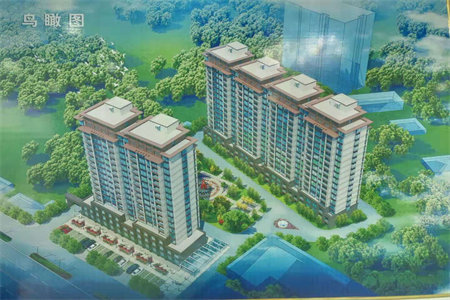 裕丰家园四楼101平三室精装带车库86万可按揭